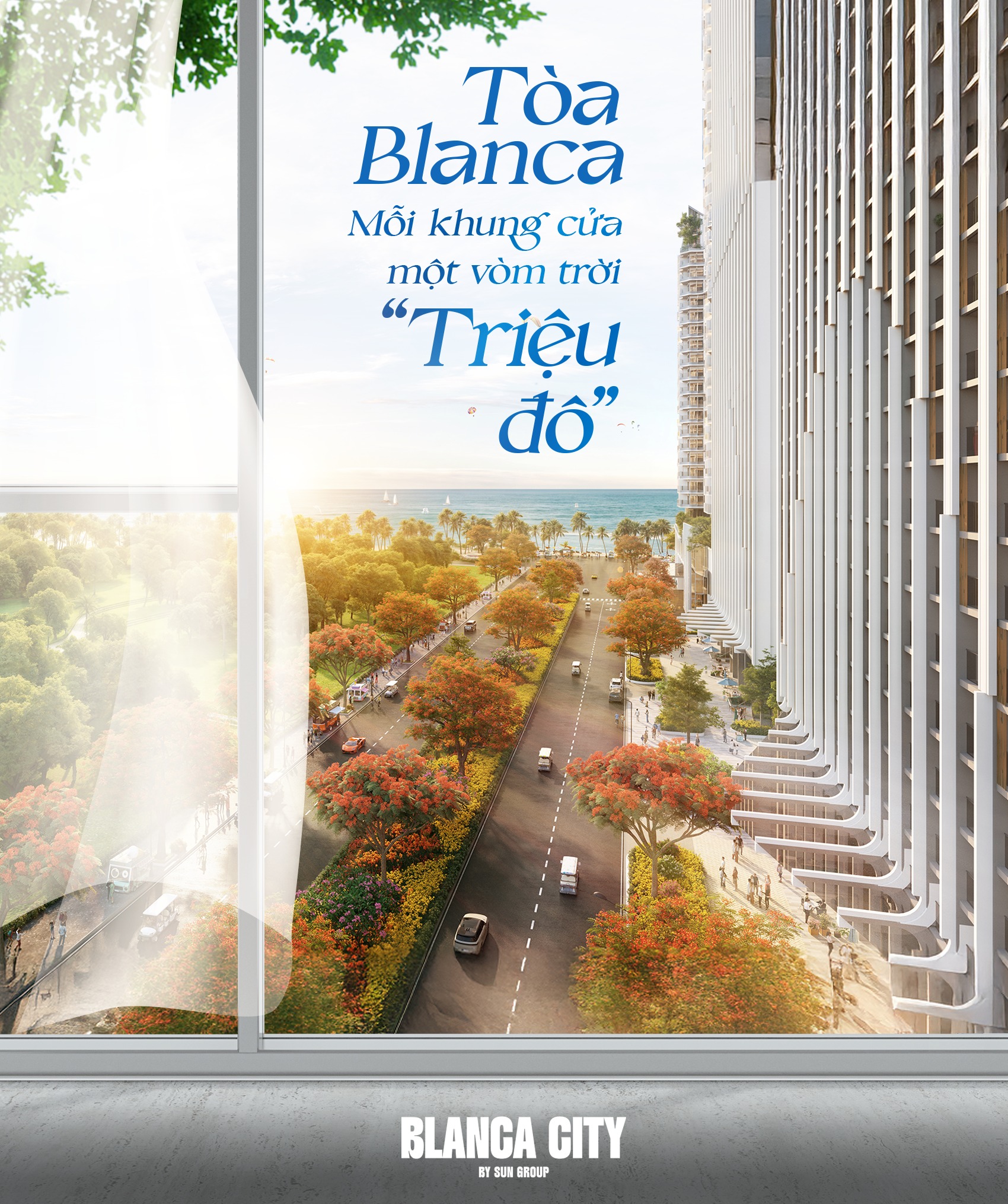 View biển của căn hộ Blanca tại Blanca City